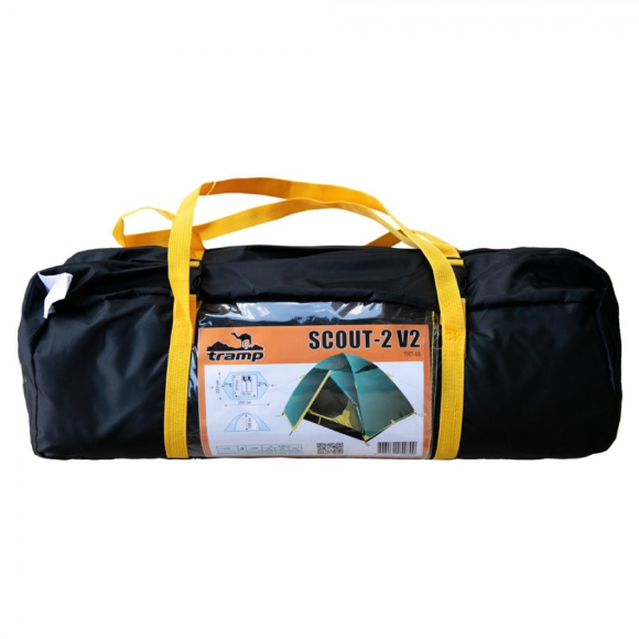 Tramp палатка Scout 2 (V2) (зеленый), TRT-55