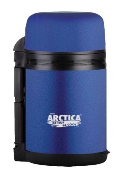 Термос для еды Арктика с широким горлом 203-800, синий, 0.8 л, 203-800 синий