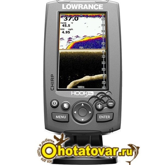 Эхолот LOWRANCE Hook-4x Mid/High/DownScan, 000-12641-001