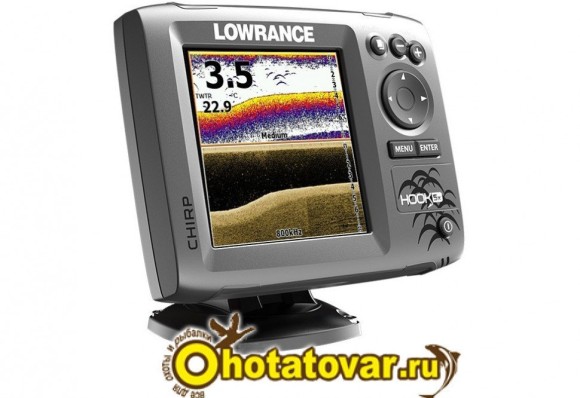 Эхолот Lowrance Hook-5x Mid/High/DownScan, 000-12653-001