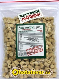 Войлочные патчи ЧИСТОGUN. 338 Lapua Mag. 338 Win.Mag, 9х18 mm, 9х19 mm. диаметр 9,5 мм, 500 шт, 9,5-500