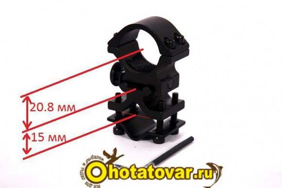 Подствольное крепление GM-04 (25,4 х 12-21 мм) (weaver)