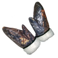 Варежки камуфлированные меховые мембрана Алова, 7904-02