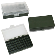 Кейс для 50 патронов, с прозрачной крышкой, Megaline калибра 9 мм, 550/1000GT