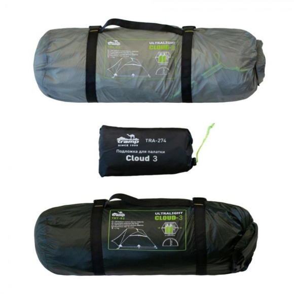 Tramp палатка Cloud 3Si (красный)