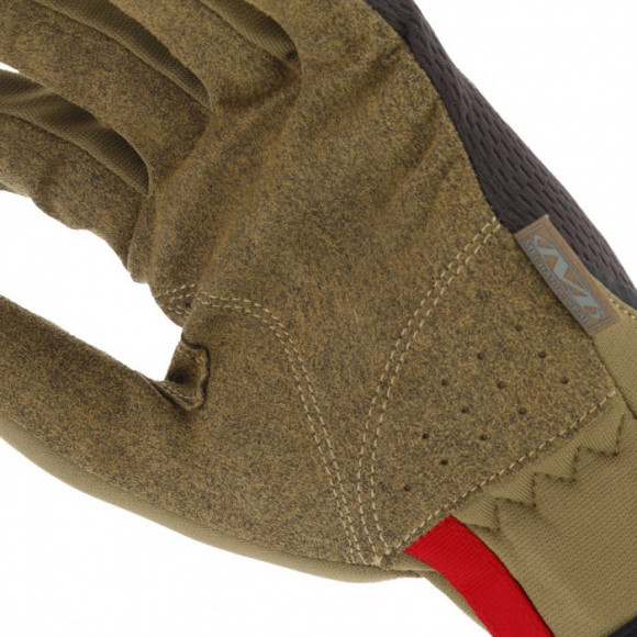 Прочные перчатки с сенсорными вставками MECHANIX Work FastFit Brown