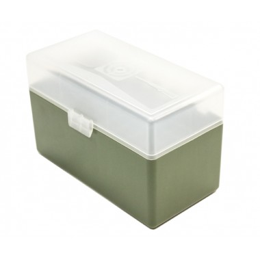 Кейс для 50 патронов, с прозрачной крышкой, Megaline 30.06-6.5x55, 550/L30.06GT