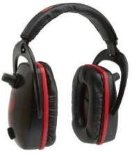 НАУШНИКИ RUGER® АКТИВНЫЕ, СТЕРЕО, 27DB, МЯГКИЙ ОБОД, ОТКЛИК 1,5 МИЛЛИСЕК., ЦВЕТ ЧЕРНО-КРАСНЫЙ , 27850