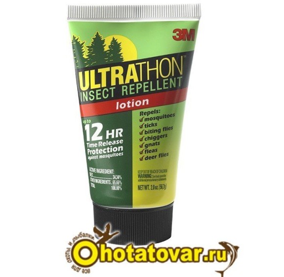 Мазь для защиты от комаров клещей мошки UltraThon, SRL-12