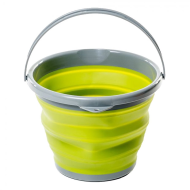 Tramp Ведро складное силиконовое 10 л, оливковый, TRC-060