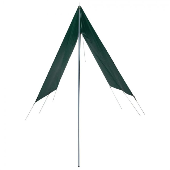 Tramp тент 3х3 м со стойками 3 м + оттяжки (зеленый), TRT-104.04