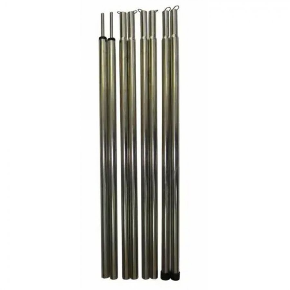 Tramp тент 3х3 м со стойками 3 м + оттяжки (зеленый), TRT-104.04