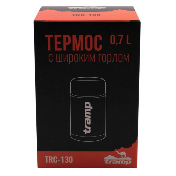 Tramp Термос с широким горлом 0.7 л, серый, TRC-130-9605