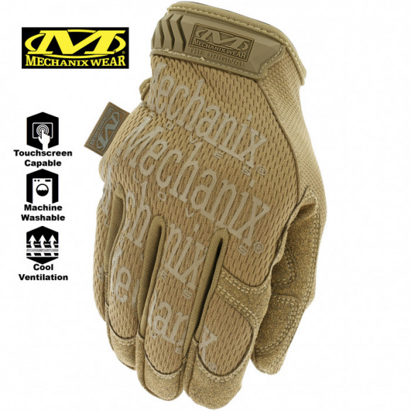 Прочные сенсорные перчатки для тактики MECHANIX The Original Coyote