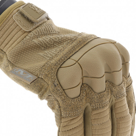 Тактические перчатки с защитой суставов MECHANIX M-Pact 3 Coyote