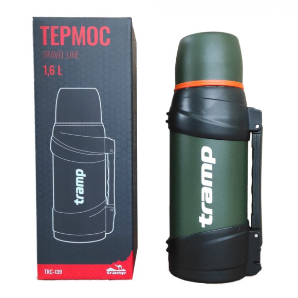 Tramp Термос Travel 1.6 л, оливковый, TRC-139-6050