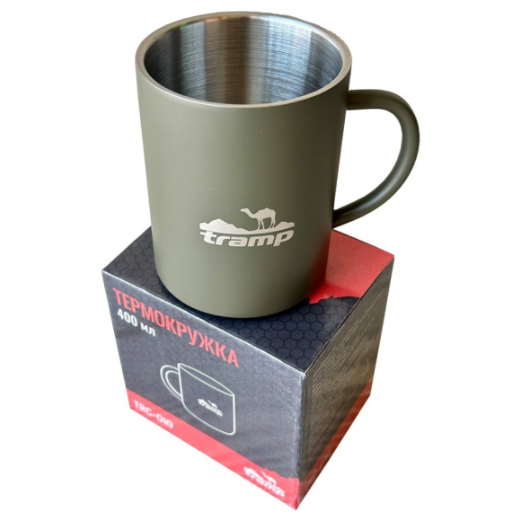Tramp Термокружка 400 мл, оливковый, TRC-037