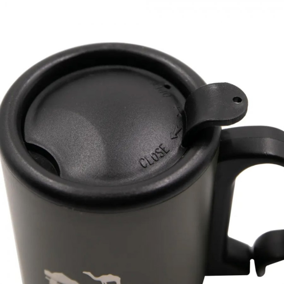 Tramp термокружка с поилкой и защёлкой 350 мл оливковый, TRC-037