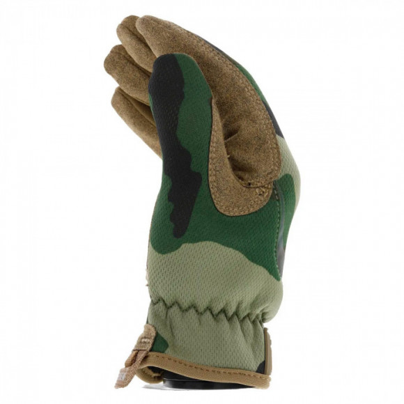 Тактические перчатки с сенсорными вставками MECHANIX FastFit Woodland Camo