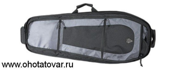 Чехол-рюкзак Leapers UTG на одно плечо, 86x35,5 см, цвет серый металлик/черный, PVC-PSP34BG