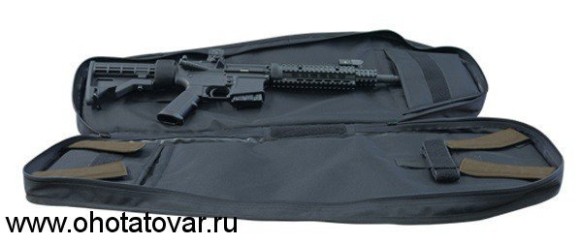 Чехол-рюкзак Leapers UTG на одно плечо, 86x35,5 см, цвет серый металлик/черный, PVC-PSP34BG