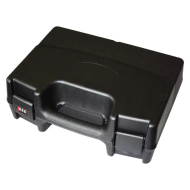 Кейс пистолетный Megaline 37,5х28х13 Black (пластик, 1 замок, 1 клипса), 570/0