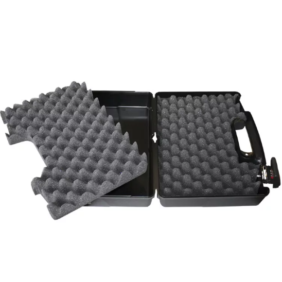 Кейс пистолетный Megaline 37,5х28х13 Black (пластик, 1 замок, 1 клипса), 570/0