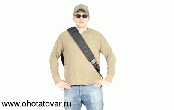 Чехол-рюкзак Leapers UTG на одно плечо, 86x35,5 см, цвет синий/черный, PVC-PSP34BN