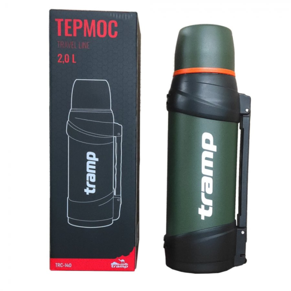 Tramp Термос Travel 2 л, оливковый, TRC-140-6050