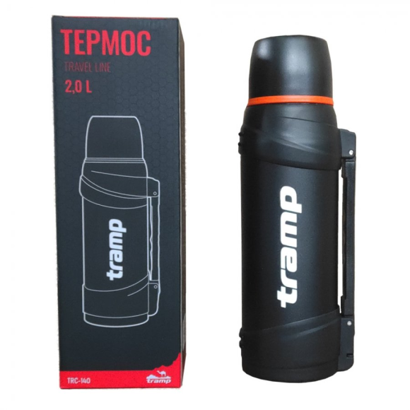 Tramp Термос Travel 2 л, чёрный, TRC-140-9009