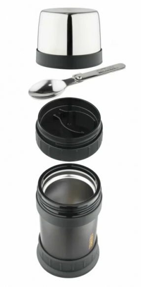 Термос для еды THERMOS 2345GM Stainless Steel 0,47л, нерж.сталь, темно-серый, 156914