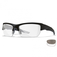 Баллистические очки для тактической стрельбы Wiley X Valor Matte Black (Clear-Grey)