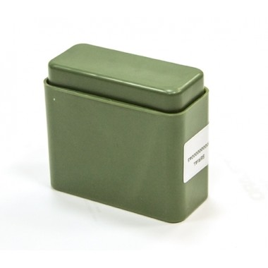 Кейс пластиковый (зеленый) на 10 патронов большого калибра, 550/S010