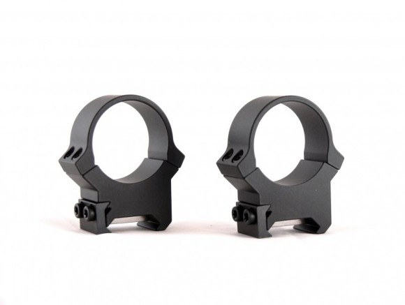кольца небыстросъемные PRW 30мм. на Weaver/Picatinny, высокие, матовые, металл, 226гр., 54177