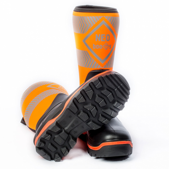 Обувь комбинированная в индустриальном стиле Neo Boots оранж, C920