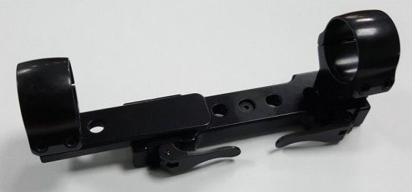 Picatinny планка, быстросъемн., кольца 30мм. сменн. расстояние, выс.25мм., шир. 20мм., передвижн.платформа, вынос 40мм., 369-25800/40