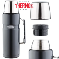 Термос для напитков THERMOS SK2020 BK 2,0л, нерж.сталь, черный, 892195