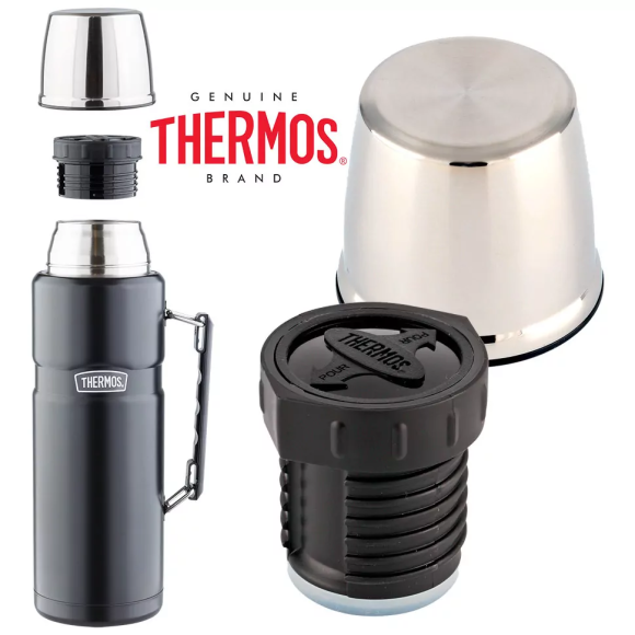 Термос для напитков THERMOS SK2020 BK 2,0л, нерж.сталь, черный, 892195