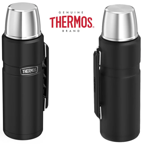 Термос для напитков THERMOS SK2020 BK 2,0л, нерж.сталь, черный, 892195