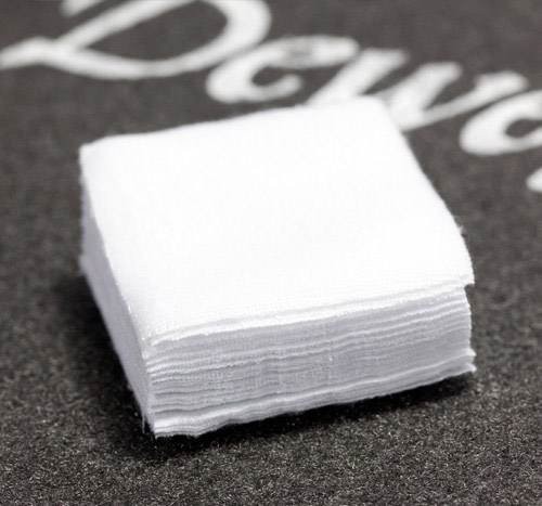 Dewey патчи квадратные 2" для кал...30-.35, хлопок, белый