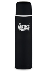 Термос "Арктика" с узким горлом с кнопкой 103-1000К черный, 1 л, 103-1000К черный