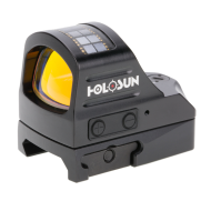 Коллиматор Holosun ELITE micro открытый, солн.бат., точка/круг/круг-точка 2/32МОА, подсв.12(+NV) GREEN, титан, 75г