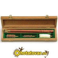 Набор для чистки в деревянном футляре, к.12, 106e/12