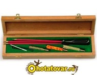 Набор для чистки в деревянном футляре, к.7,62, 105/7,62
