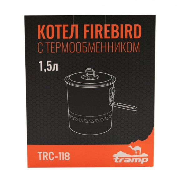 Tramp Котел Firebird 1.5 л c термообменником, TRC-037