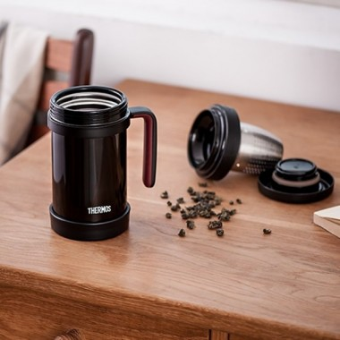 Термос универсальный THERMOS TCMF-501 0,5л, нерж.сталь, коричневый, 923622