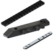 Комплект на Browning BAR: кронштейн-моноблок MQ-14, планка Weaver AMW-15, основание-база AMBS-BARII, SET-MQ14-BARII-W