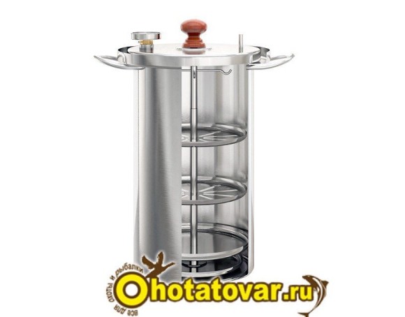 Коптильня горячего копчения Дымка