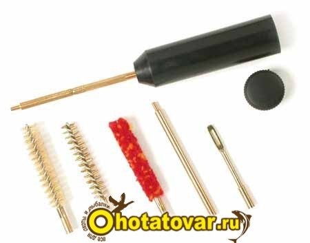 Набор для чистки в цилиндре пистолетный, 9 калибр, 82/9