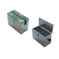 Ящик рыболовный оцинкованый сталь 30х19х29см, 6-01-0107